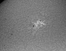 sonnenfleck von 2020 11 08 im h alpha   licht 20201108
